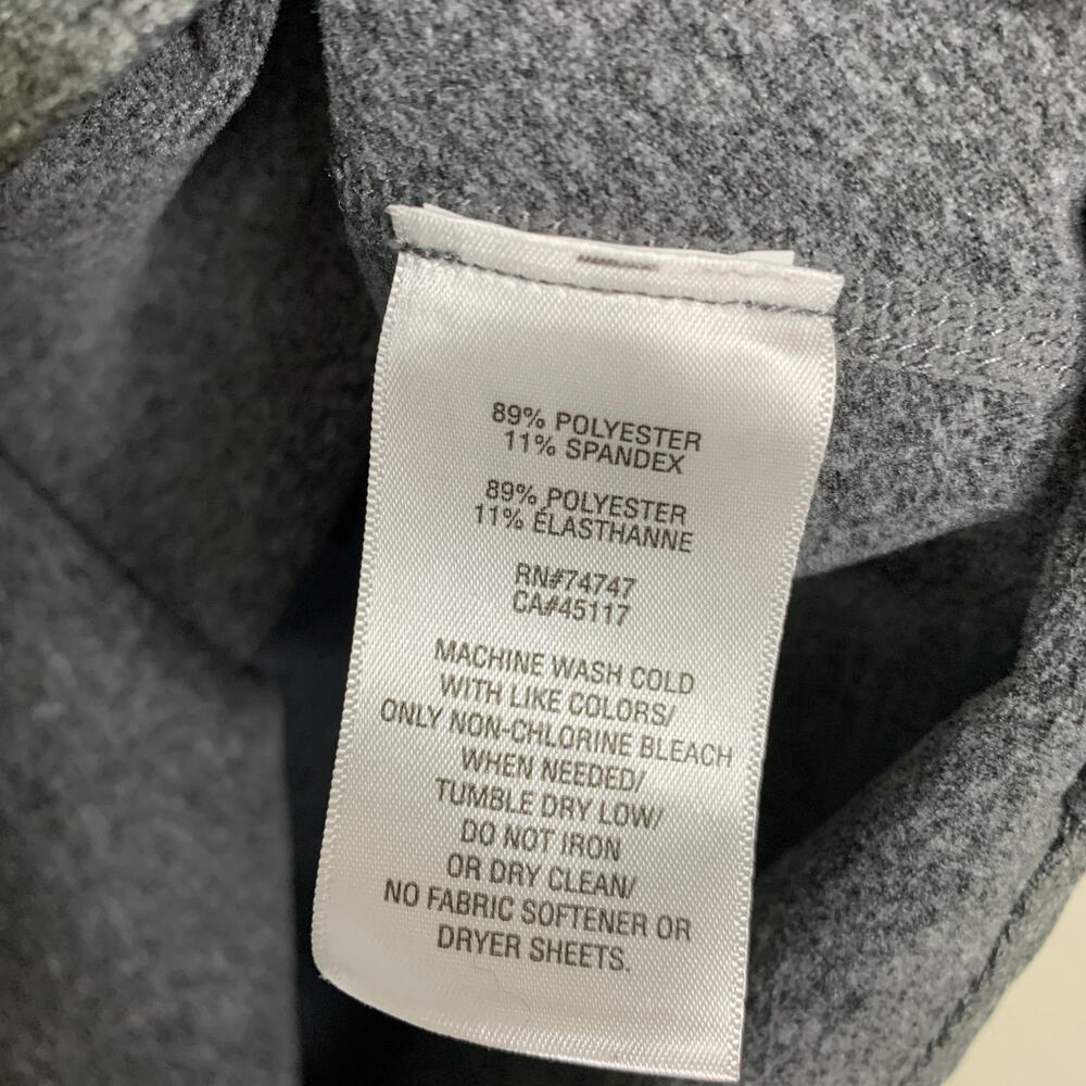 Natural Reflections Gray Popover Athletic Shirt Long Sleeve Sz Large - Picture 7 of 8